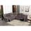Thumbnail: Brown Velvet Power Modular Recliners Sectional Sofa w/ USB