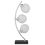 Thumbnail: Claudia 30-inch Woven Spherical Metal Table Lamp Black