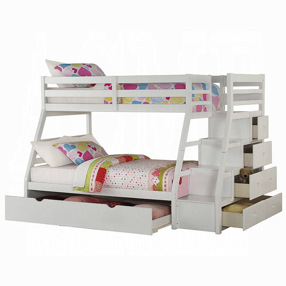 Thumbnail: Jason Twin/Full Bunk Bed W/Trundle & Storage