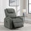Thumbnail: Armstrong Upholstered Power Lift Massage Recliner Grey