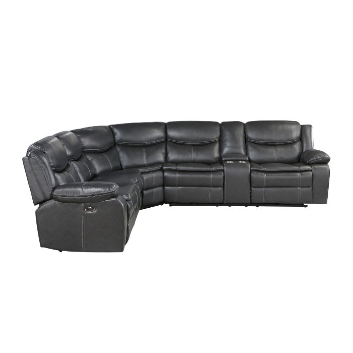 Thumbnail: Fargo 3-Piece Power Reclining Sectional w| Right Console