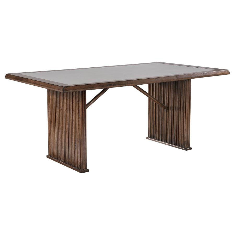Thumbnail: Sherwood 5-piece Rectangular Dining Table Set Brown