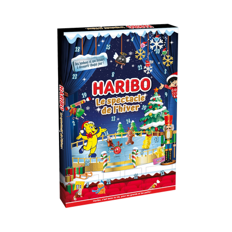 calendrier de l'avent avec des bonbons