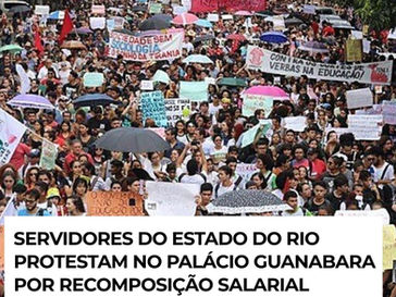 Servidores estaduais cobram pagamento de parcelas atrasadas e melhores condições de trabalho