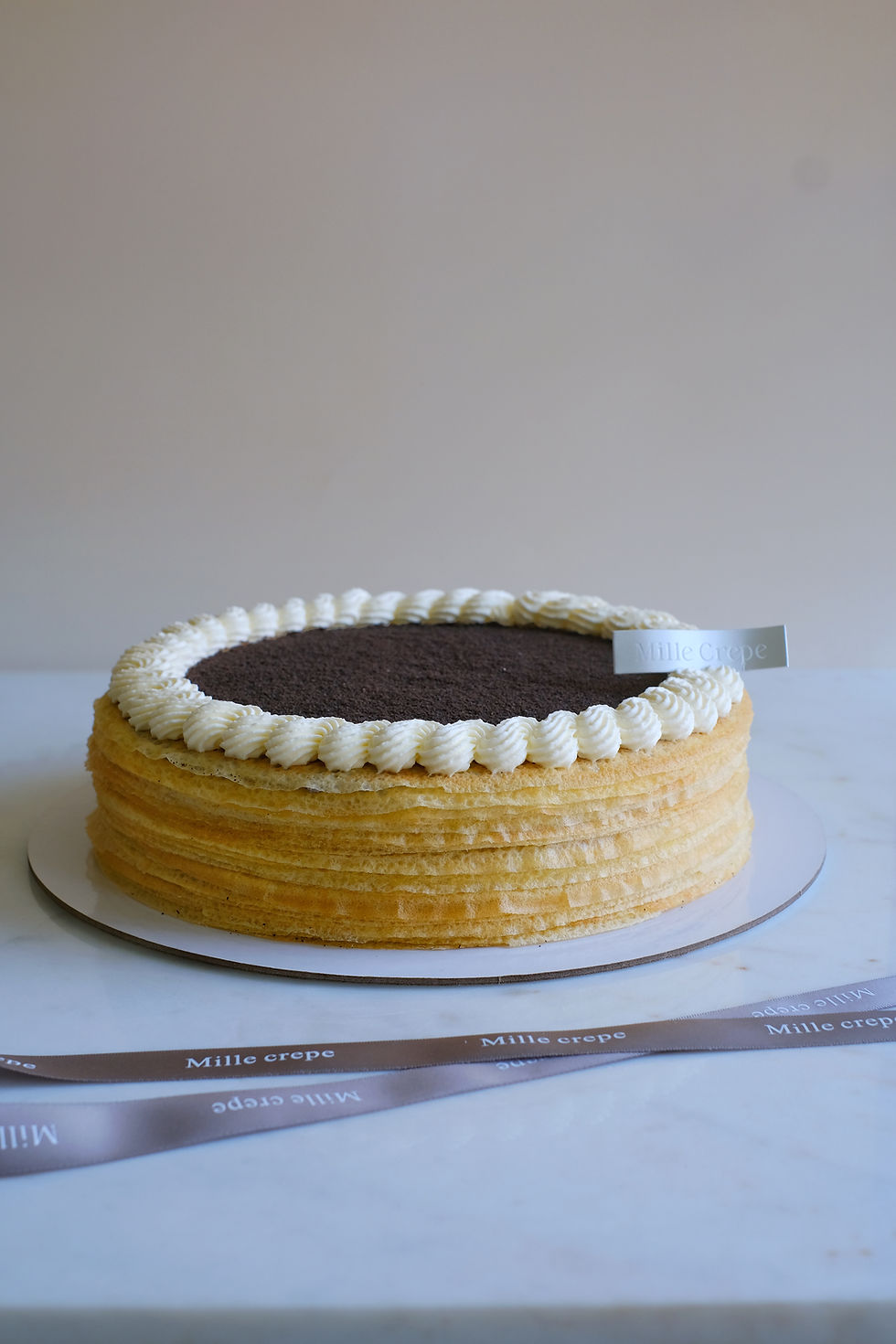 Thumbnail: Cookie & cream Mille Crêpe Cake