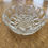 Thumbnail: Lead Crystal Fruit Bowl With Etched Flowers 