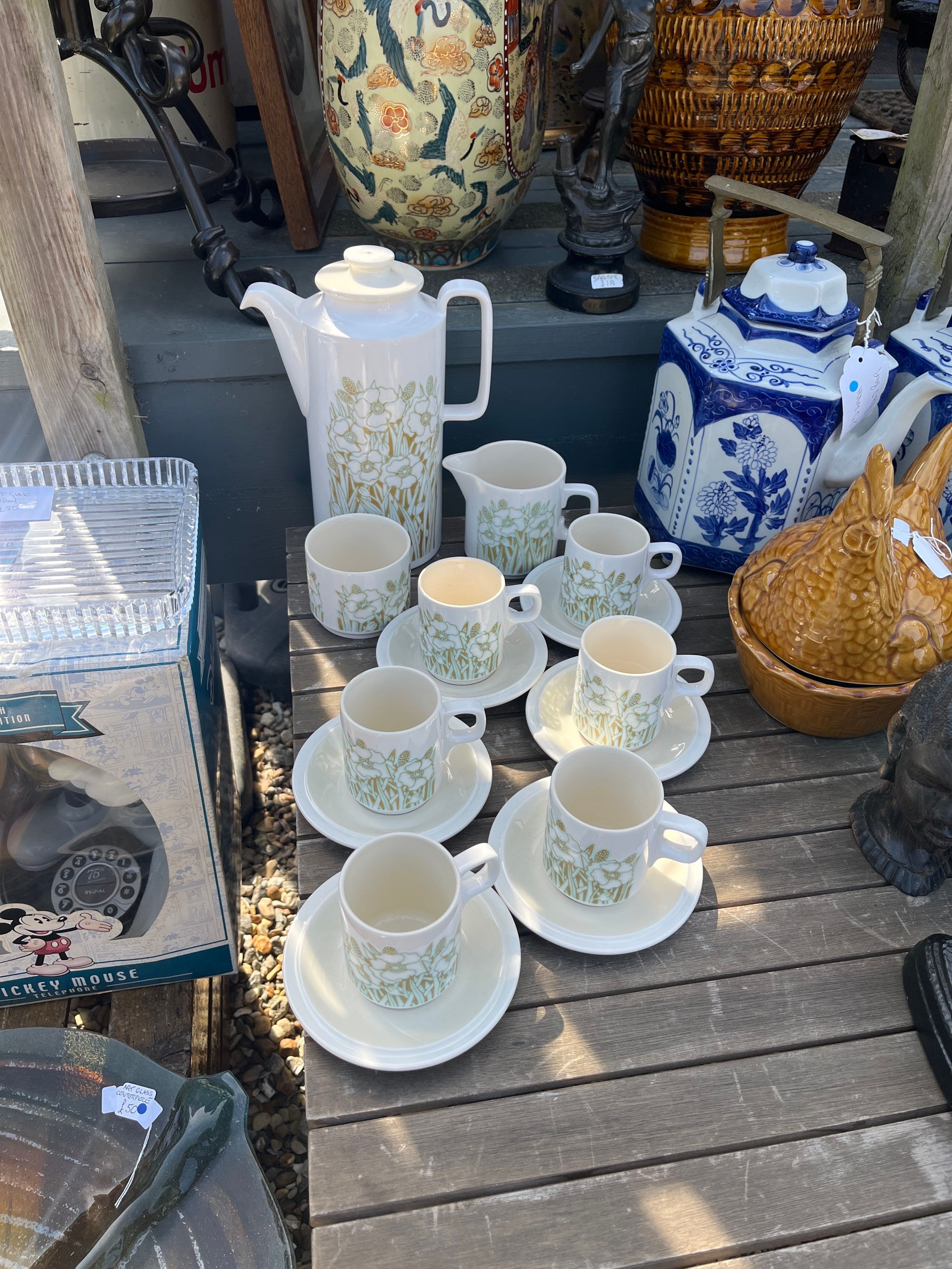 15 Piece Hornsea Fleur Coffee Set