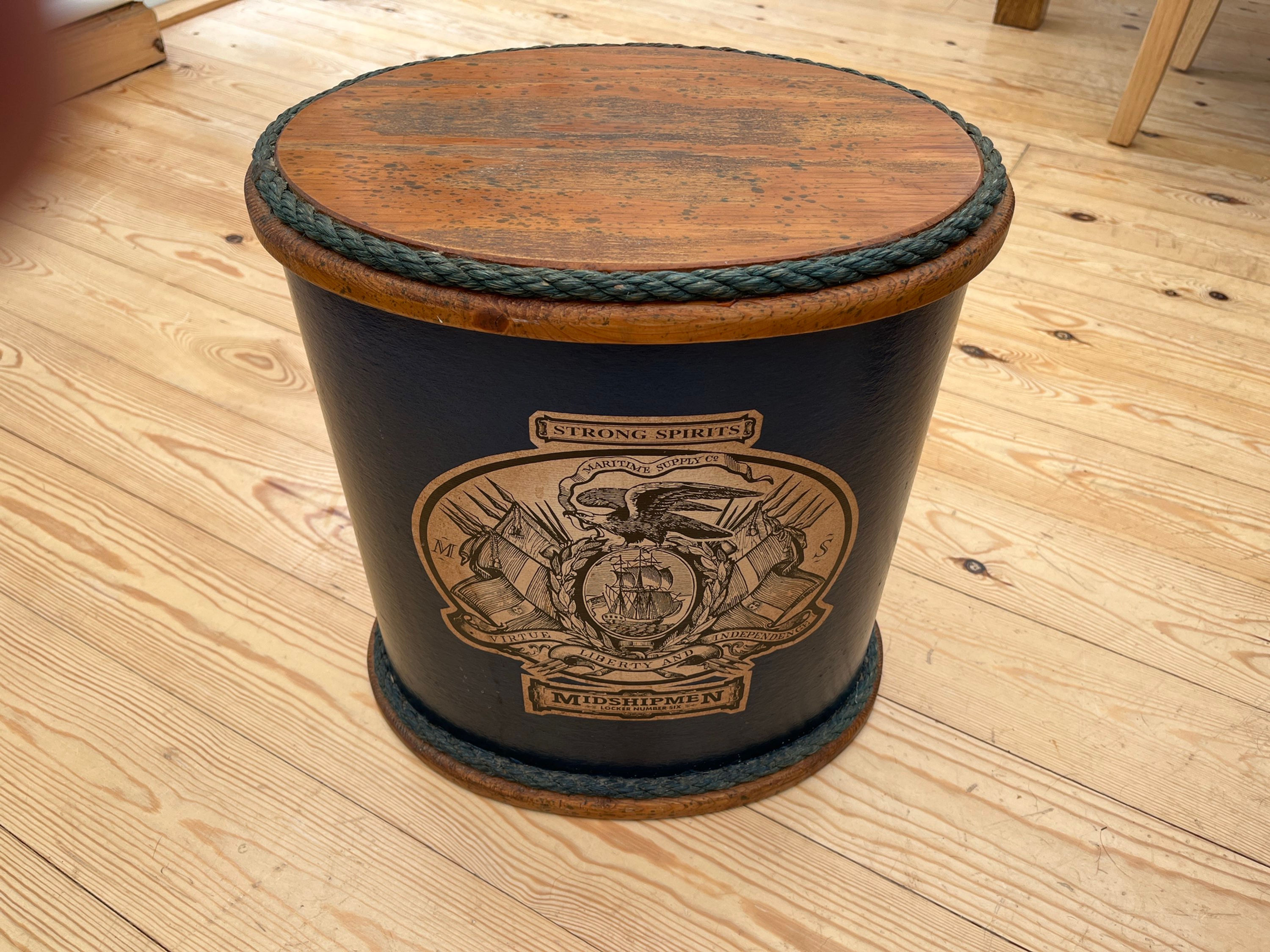 Ship's Barrel Locker Storage Bin