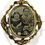 Thumbnail: Reversible Double Ambrotype Pin/Pendant, c.1870
