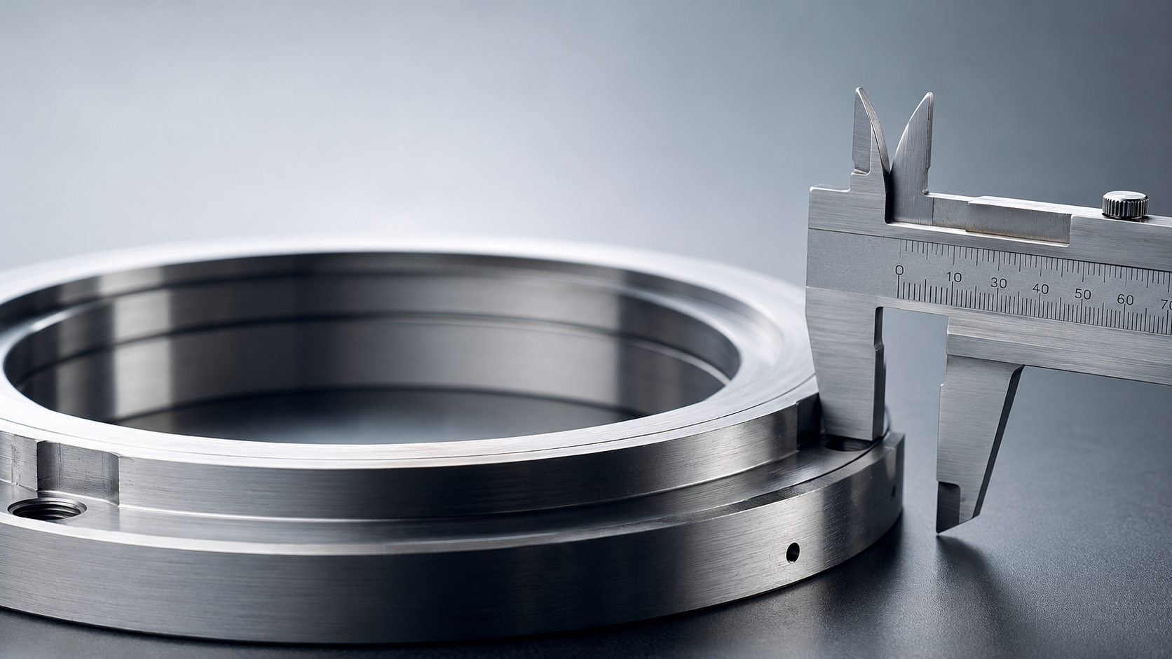 Precision inspection of a forged ring