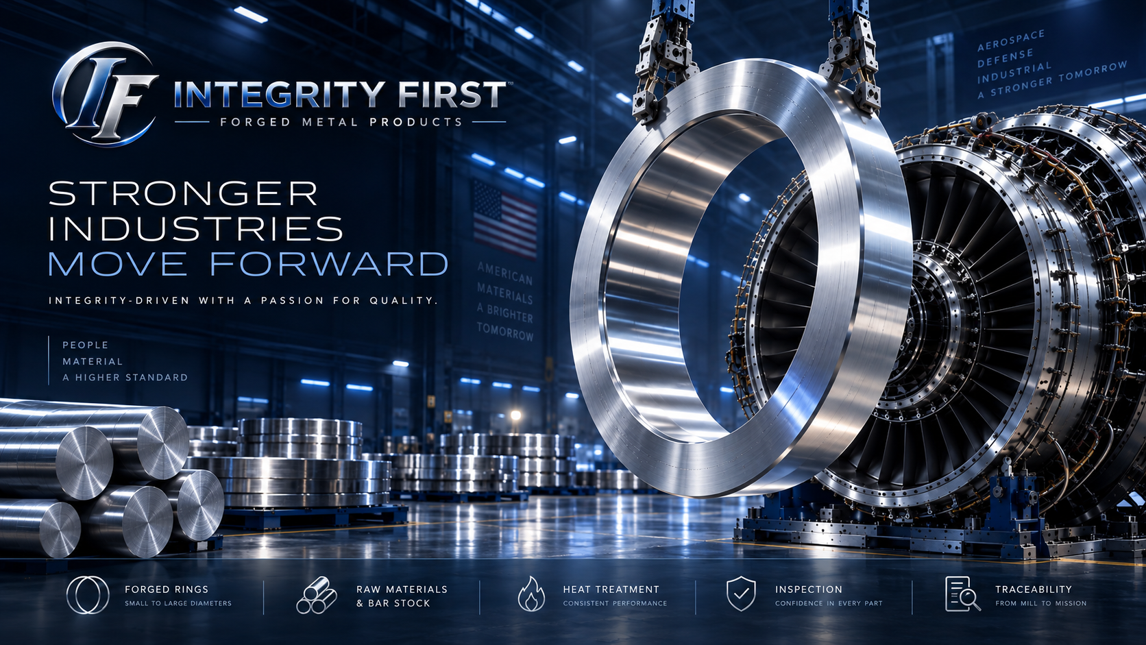 Forged rings in modern industrial storage