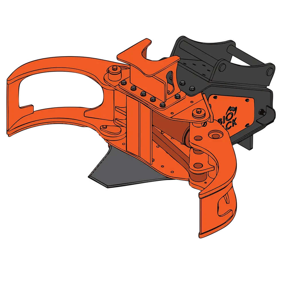Biojack MG260_felling support, foot, quick coupling S60