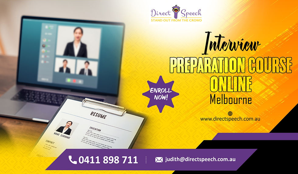 Interview preparation course online Melbourne