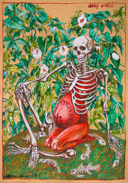 Bestiary Card. Deep erotic