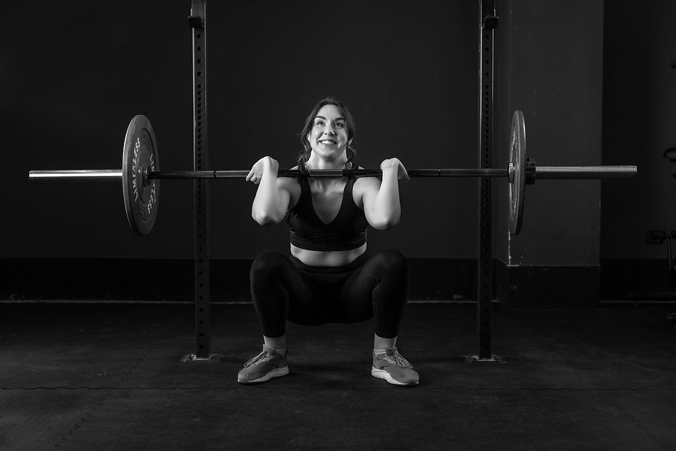 Low Barbell Front Squat