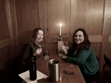 Photo: me and Tanya at Old Tom's disconnecting ...