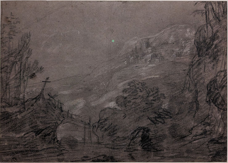 Mountainous Landscape with a bridge South Netherlandish