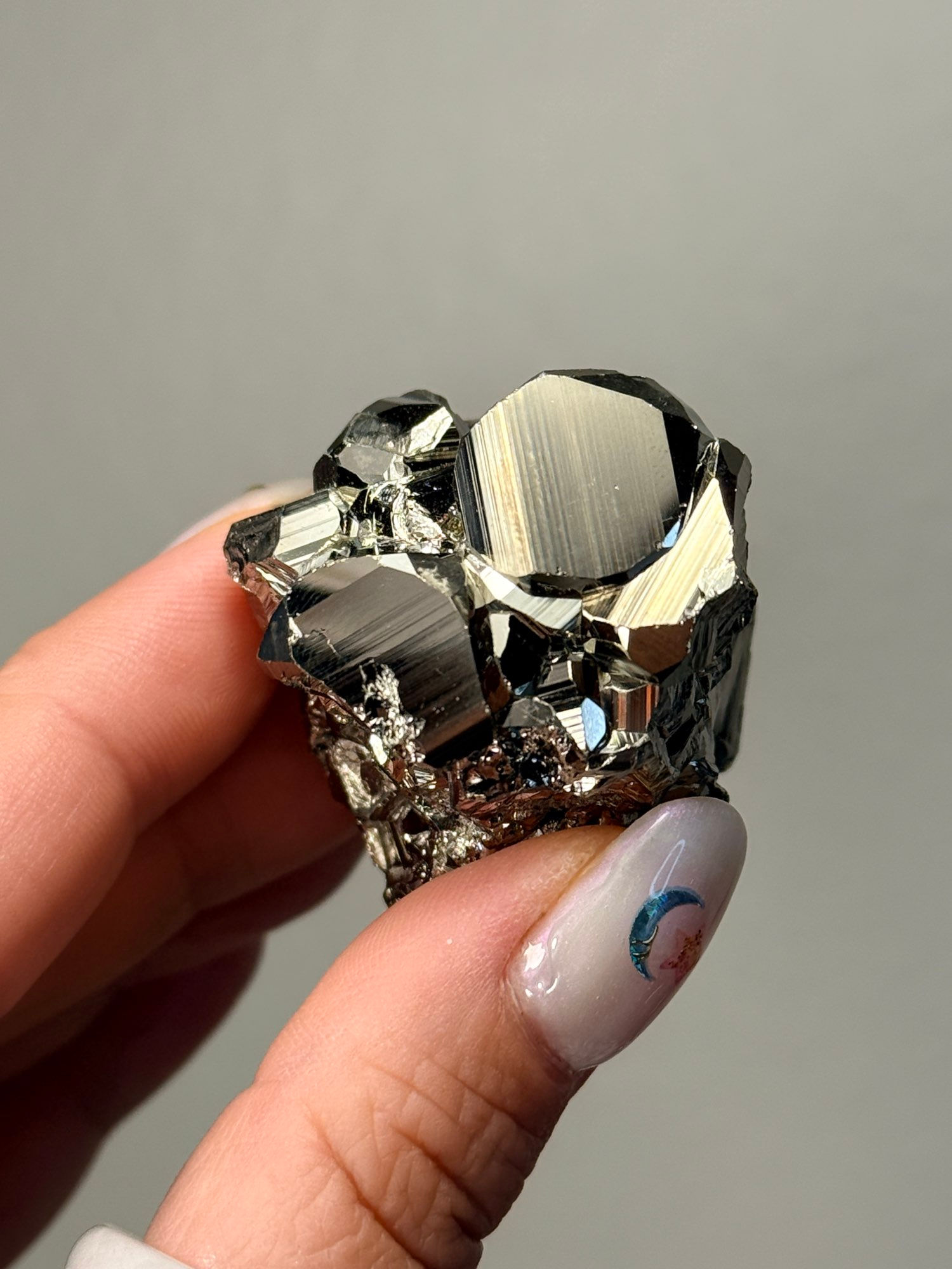 Huanzala Mine Octahedral Pyrite Cluster #9