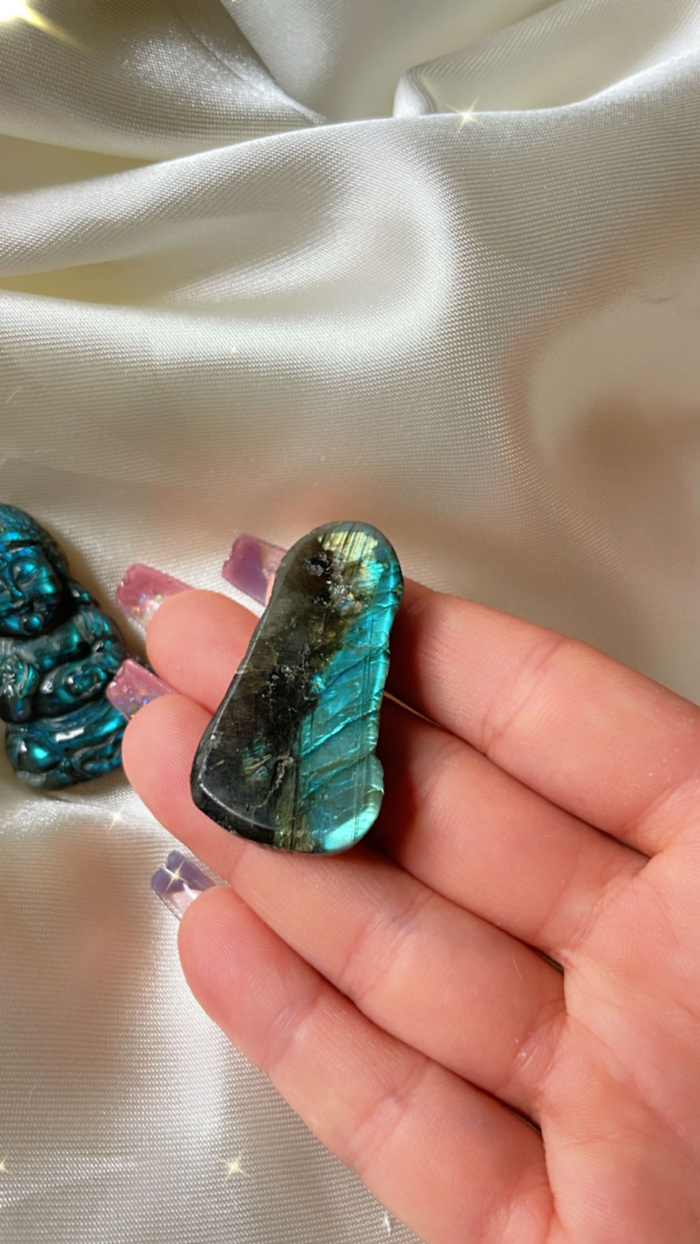 Thumbnail: Labradorite Buddha Carving 