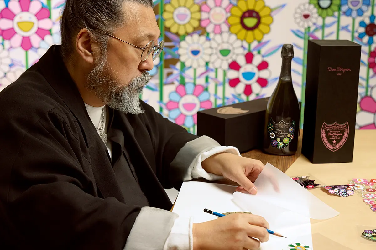 Dom Pérignon x Takashi Murakami: lujo y arte efímero 