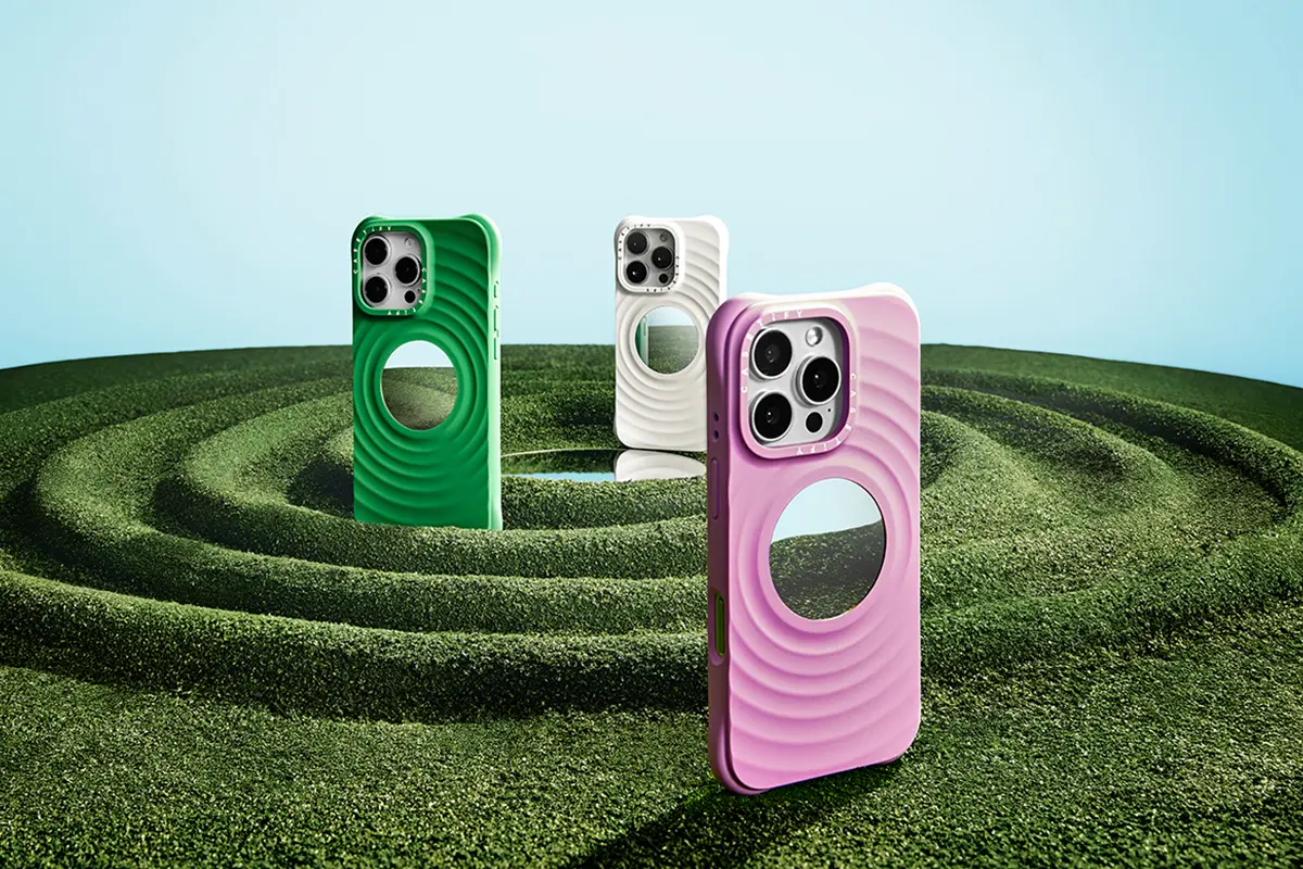 CASETiFY lanza Ripple Mirror Case y más accesorios en su jardín con estilo 