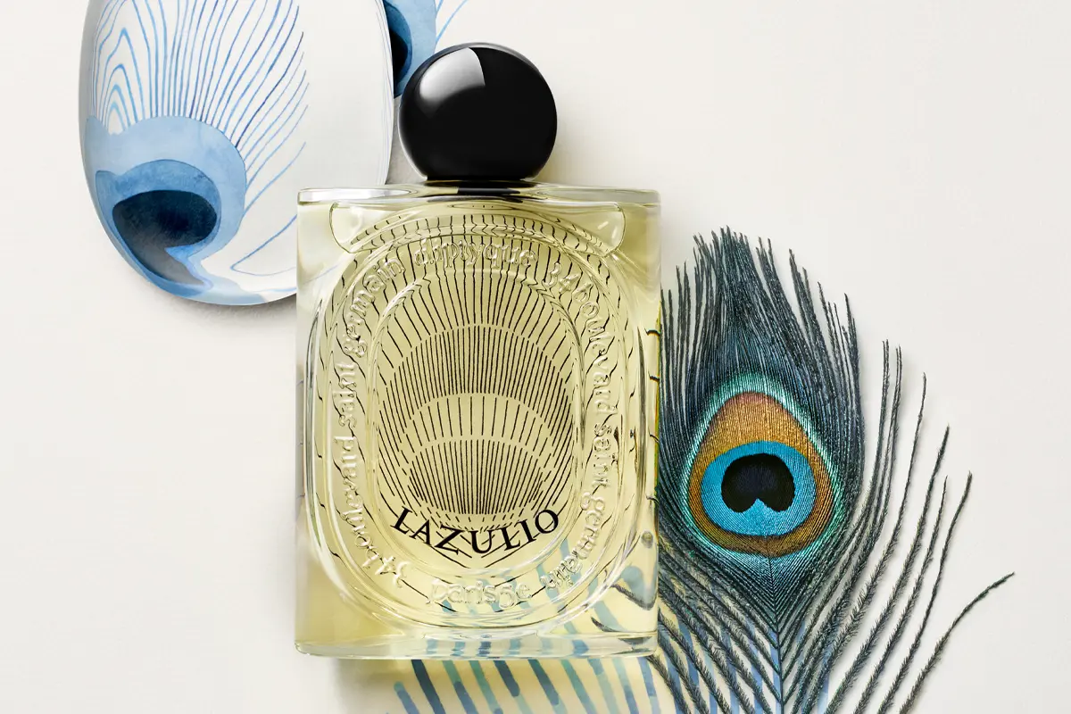 Lazulio de Diptyque: Fragancia de Lujo Inspirada en Lapislázuli y Plumas de Pavo Real 