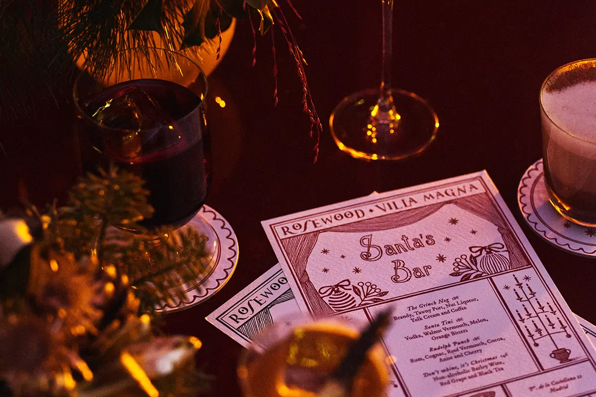 Santa´s Bar y el Rosewood Villa Magna, refugio perfecto de unas fiestas elegantes y divertidas.  