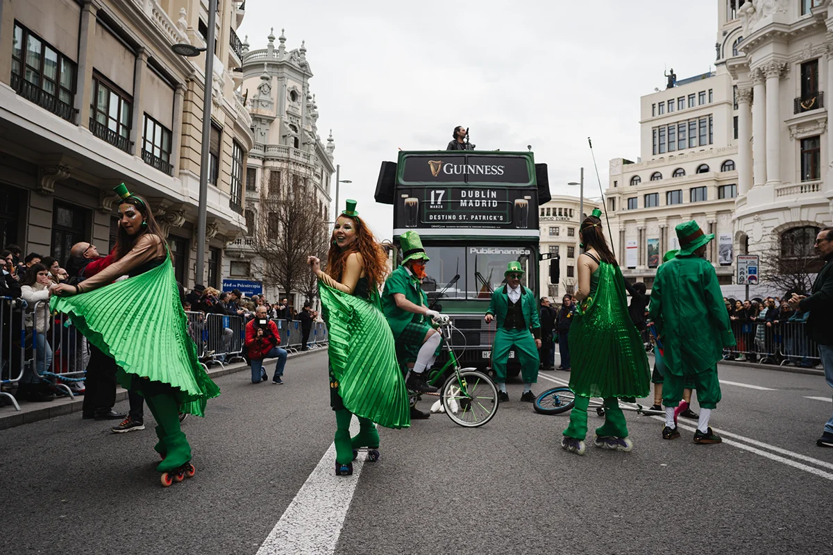Madrid se tiñe de verde por St. Patrick’s de la mano de Guinness