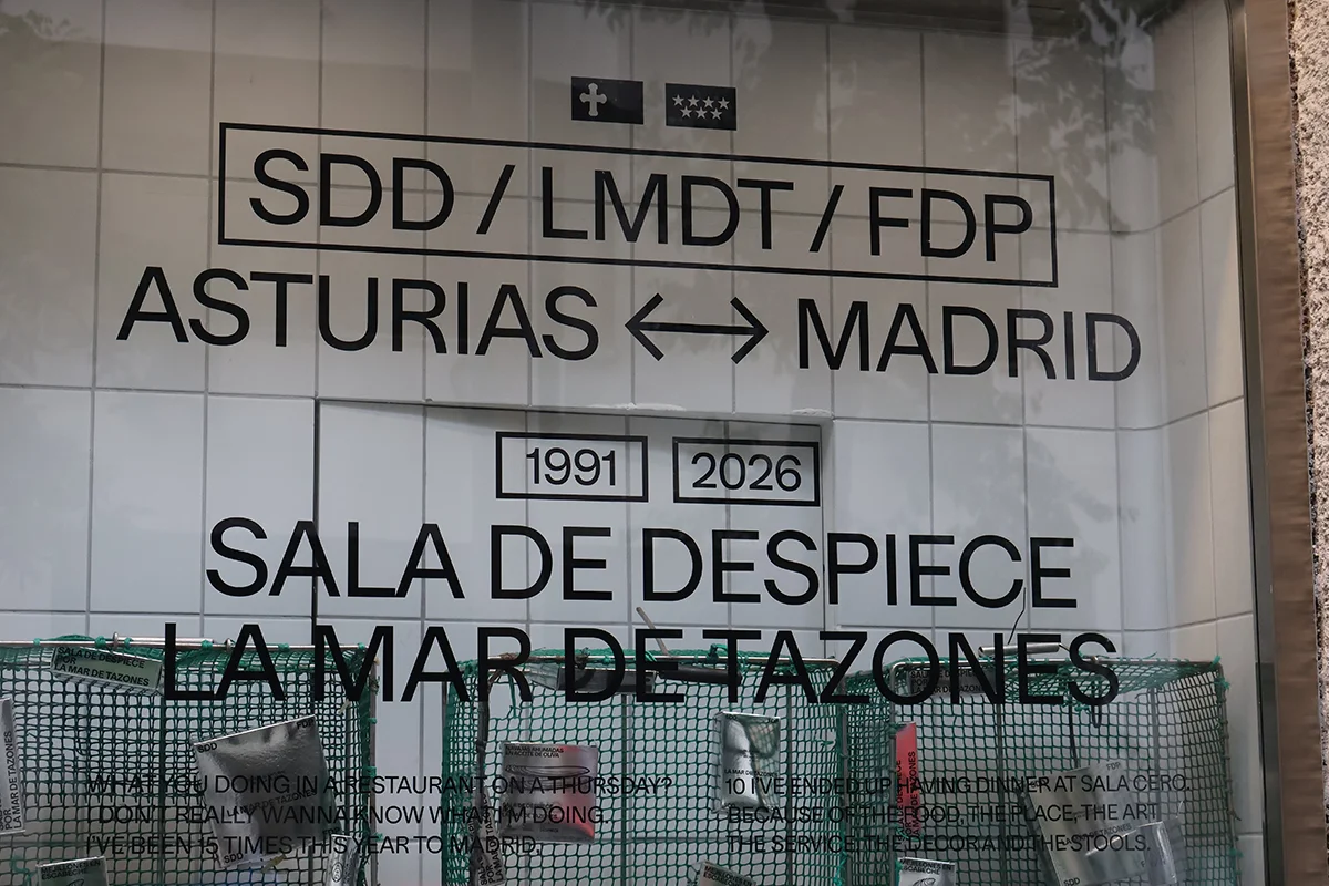 La Mar de Tazones en Madrid: Pop-up exclusiva en Sala de Despiece
