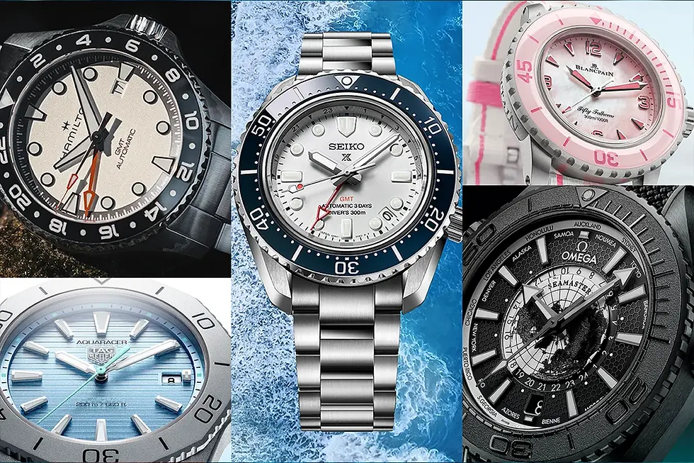 5 relojes de buceo que dominan el mar con estilo y precisión