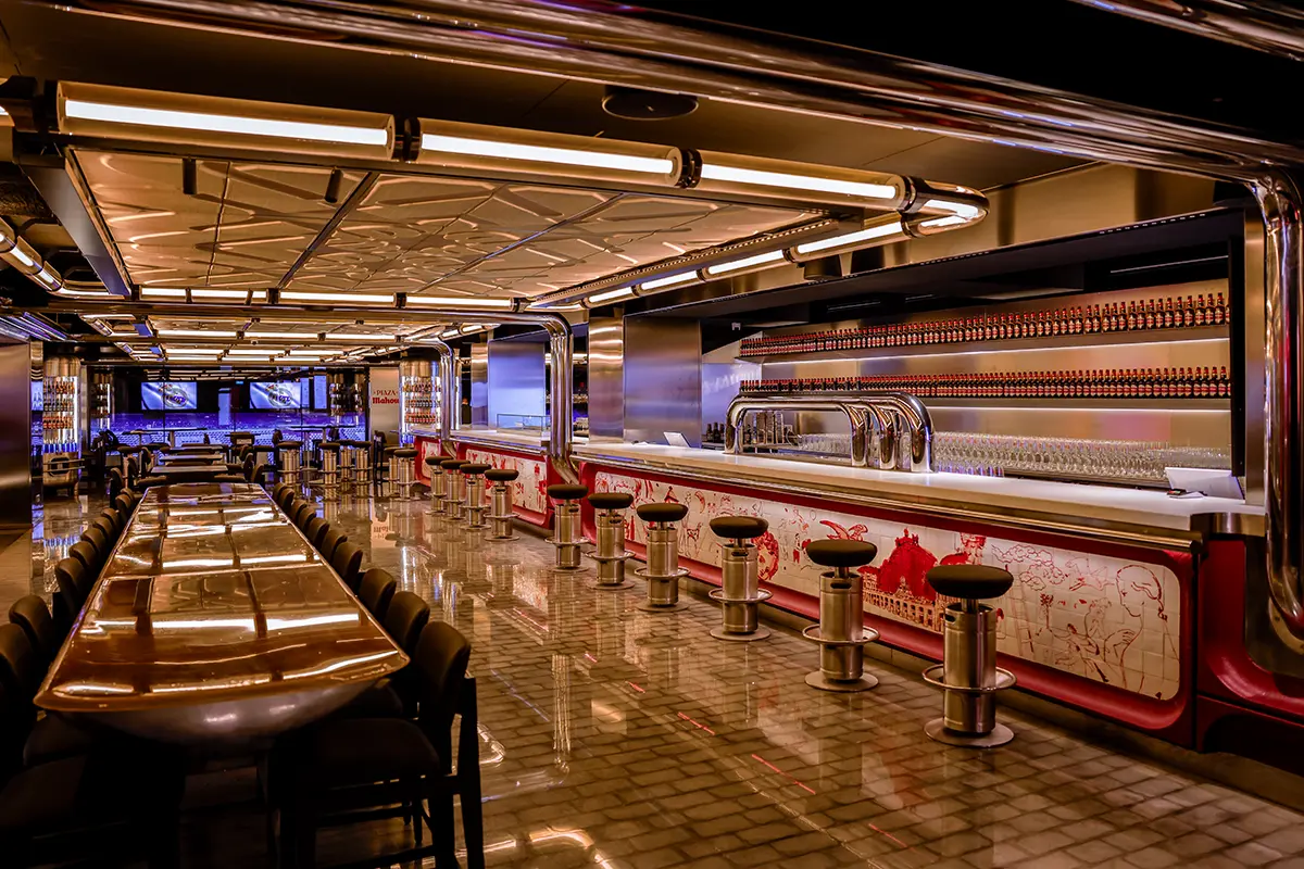 Plaza Mahou en el Bernabéu: la primera fábrica de cerveza dentro de un estadio en España