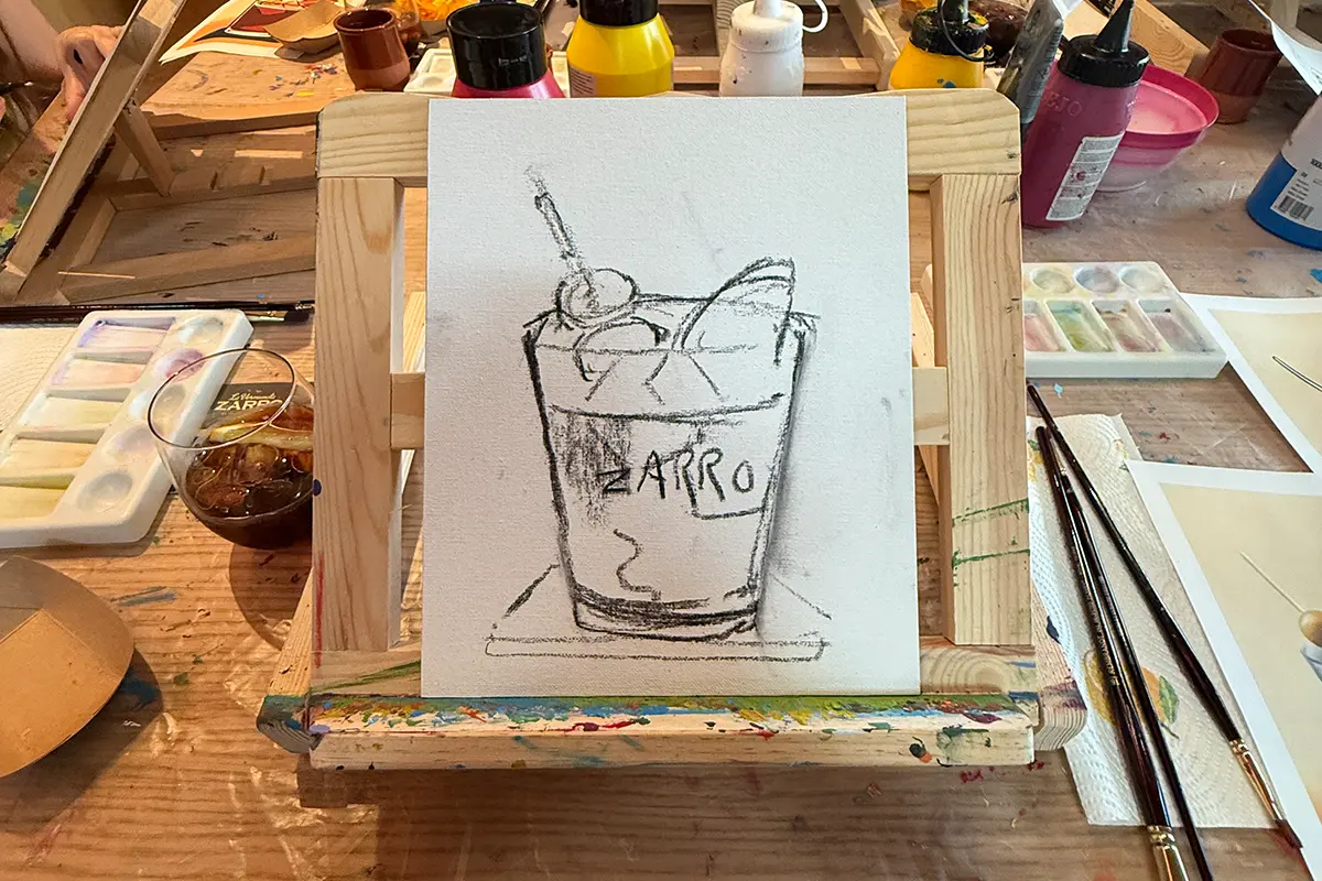 PINTA Y VERMUTEA CON ZARRO 