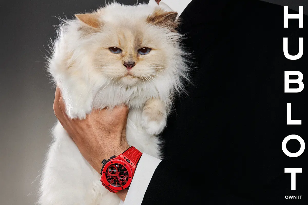Choupette, la gata millonaria de Karl Lagerfeld (xHublot)