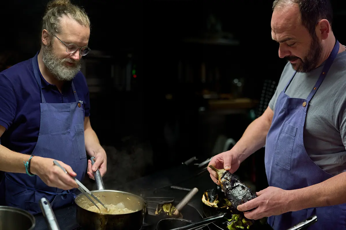 Rafa Peña y Martín Comamala: Diálogo de Alta Cocina en Santo Mauro