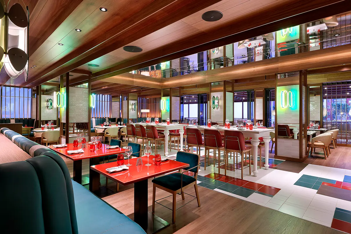 restaurante Sessions del Hard Rock Hotel Madrid