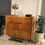 Thumbnail: 067. Lowboy dresser by Viscol - Commode lowboy par Viscol