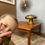 Thumbnail: 164. Danish teak coffee table by A.B.J - Table basse danoise en teck par A.B.J