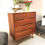 Thumbnail: 061. Viscol highboy with 4 drawers - commode par Viscol