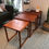 Thumbnail: 043. Set of nesting tables Denmark by BRDR Furbo - Ensemble de tables gigognes