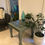 Thumbnail: 014. Hand-painted table - Table peinte à la main