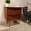 Thumbnail: 072. Walnut midcentury nightstand - Table de chevet