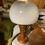 Thumbnail: LAD-0025. Vintage mushroom table lamp - Lampe de table champignon vintage