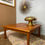 Thumbnail: 164. Danish teak coffee table by A.B.J - Table basse danoise en teck par A.B.J