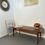 Thumbnail: 0195. Dark oak coffee table - Table basse en chêne foncé