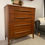 Thumbnail: 109. Walnut Dresser Chest - Commode en noyer