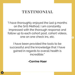 Corrine lost 15lbs in 12 weeks without ever feeling deprived… 