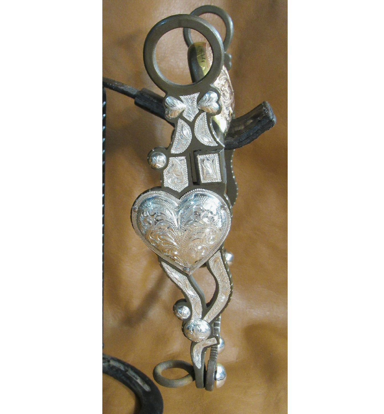 E Garcia Brown Heart Bit - San Jaoquin Mouth