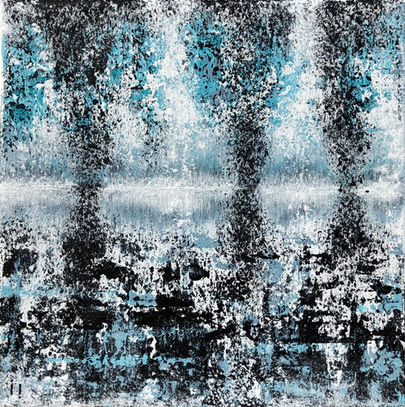 ines Soavi . i i . Dark Vapors . 
Water vapor and mist columns.