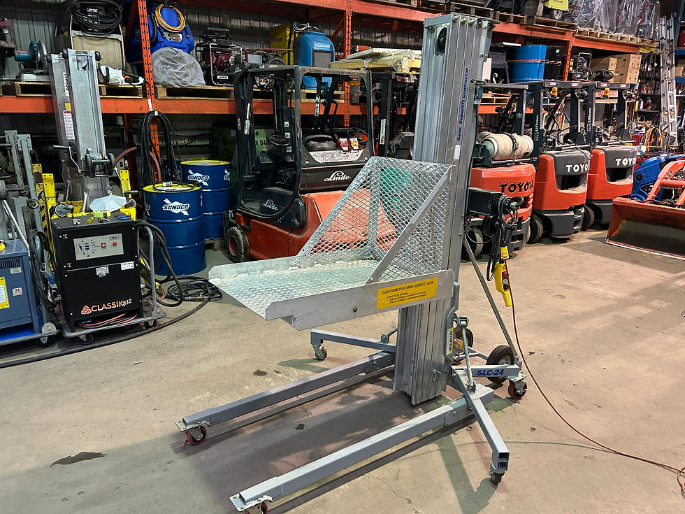 Miniature : Gerbeur Genie SLC-24 Superlift Contractor Lift Élévateur à fourche portable