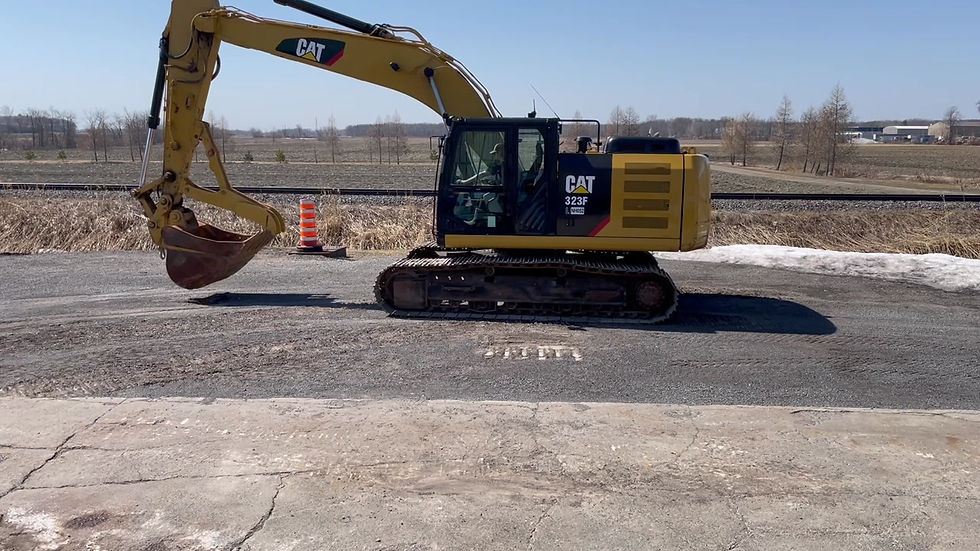 Thumbnail: Cat 323FL Diesel Tracked Excavator Caterpillar 323
